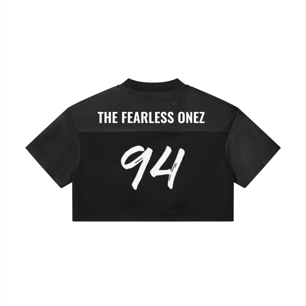Women’s Cropped Paneled V-Neck Jersey