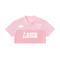 Women’s Cropped Paneled V-Neck Jersey