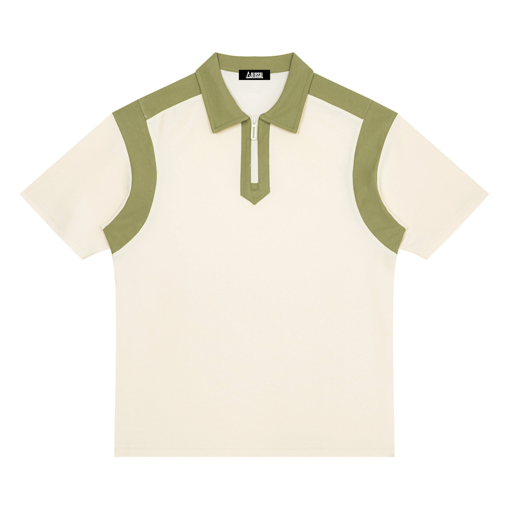 Quarter Zip Polo Shirt