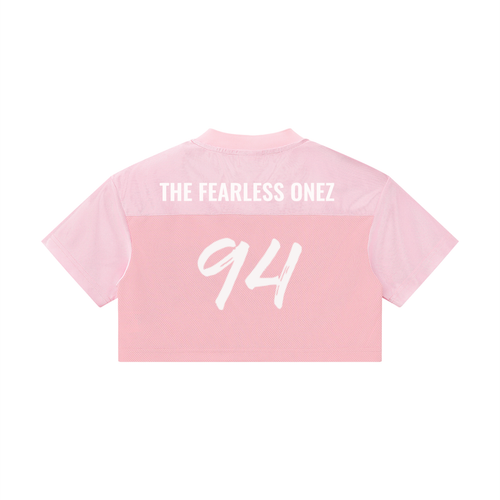 Women’s Cropped Paneled V-Neck Jersey