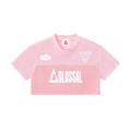 Women’s Cropped Paneled V-Neck Jersey