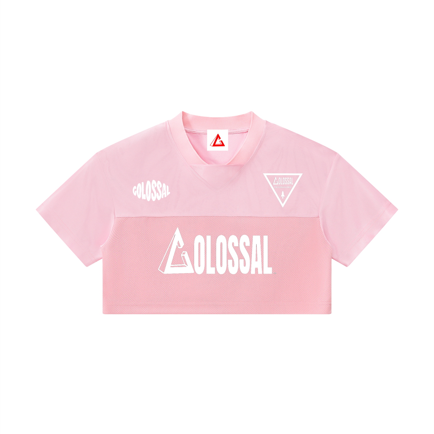 Women’s Cropped Paneled V-Neck Jersey