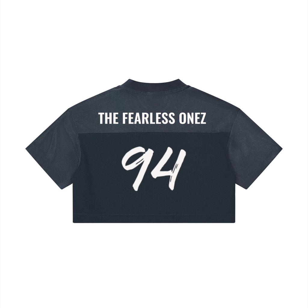 Women’s Cropped Paneled V-Neck Jersey