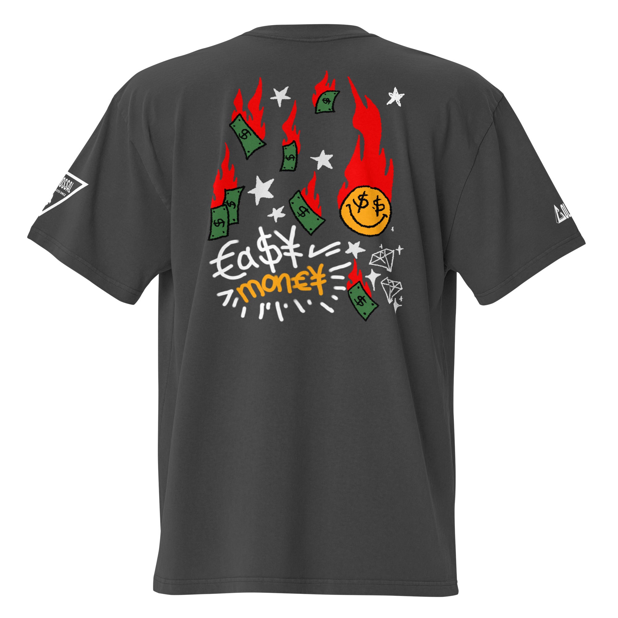 DEAD PREZ LUXURY Oversized Faded T-shirt