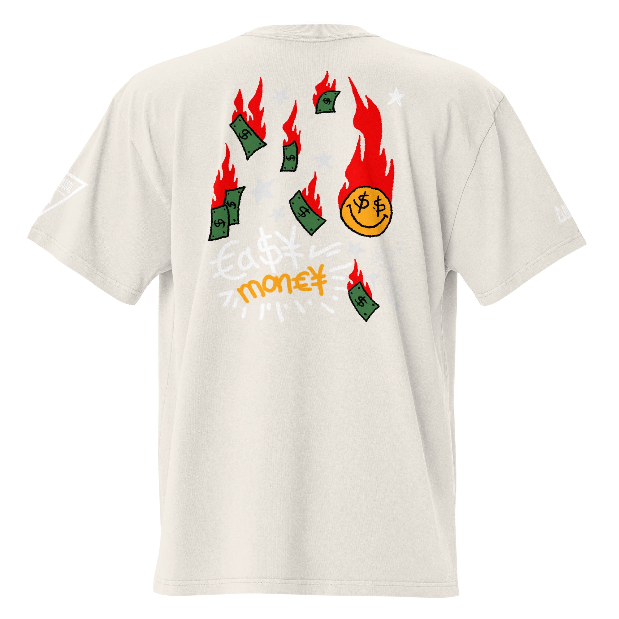 DEAD PREZ LUXURY Oversized Faded T-shirt
