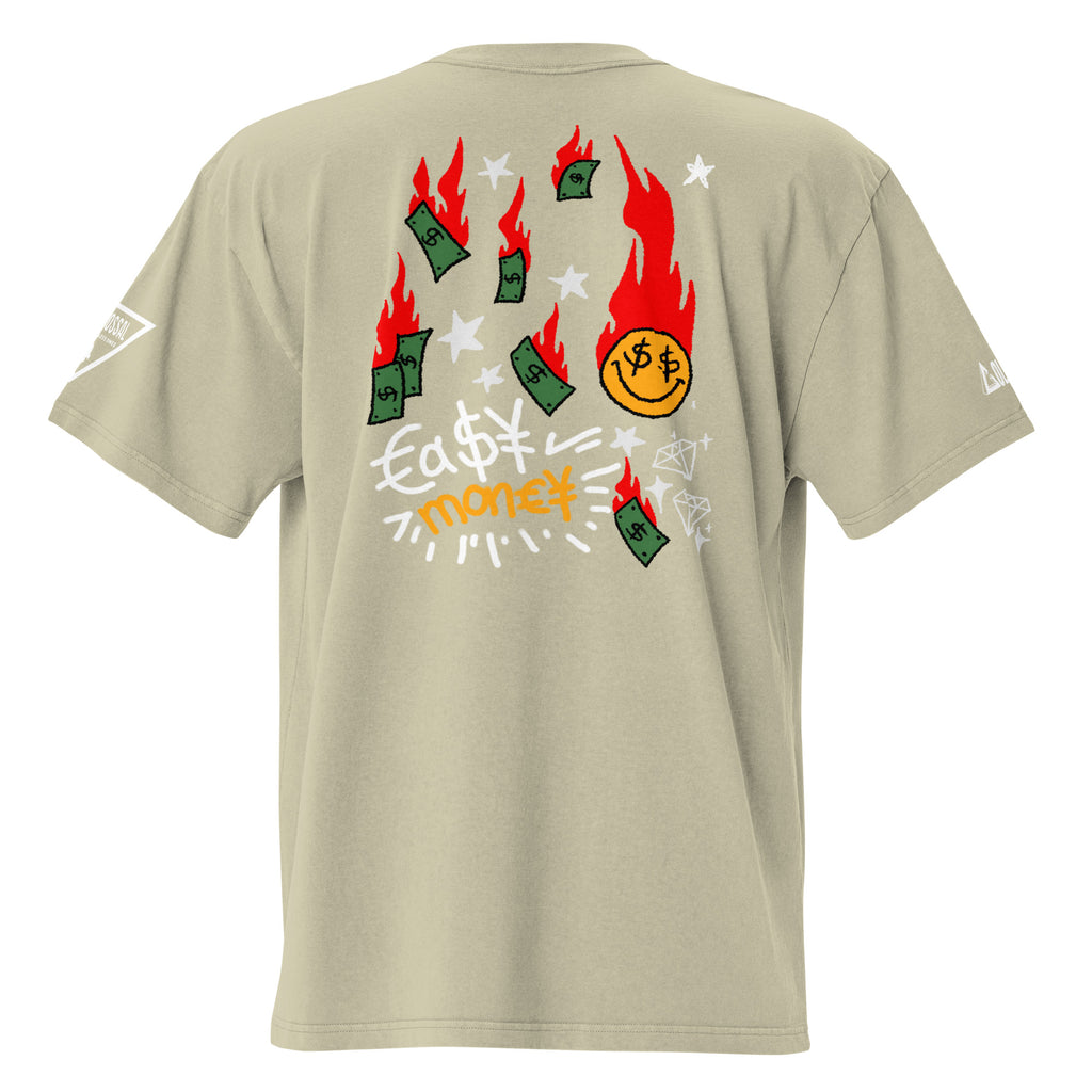 DEAD PREZ LUXURY Oversized Faded T-shirt