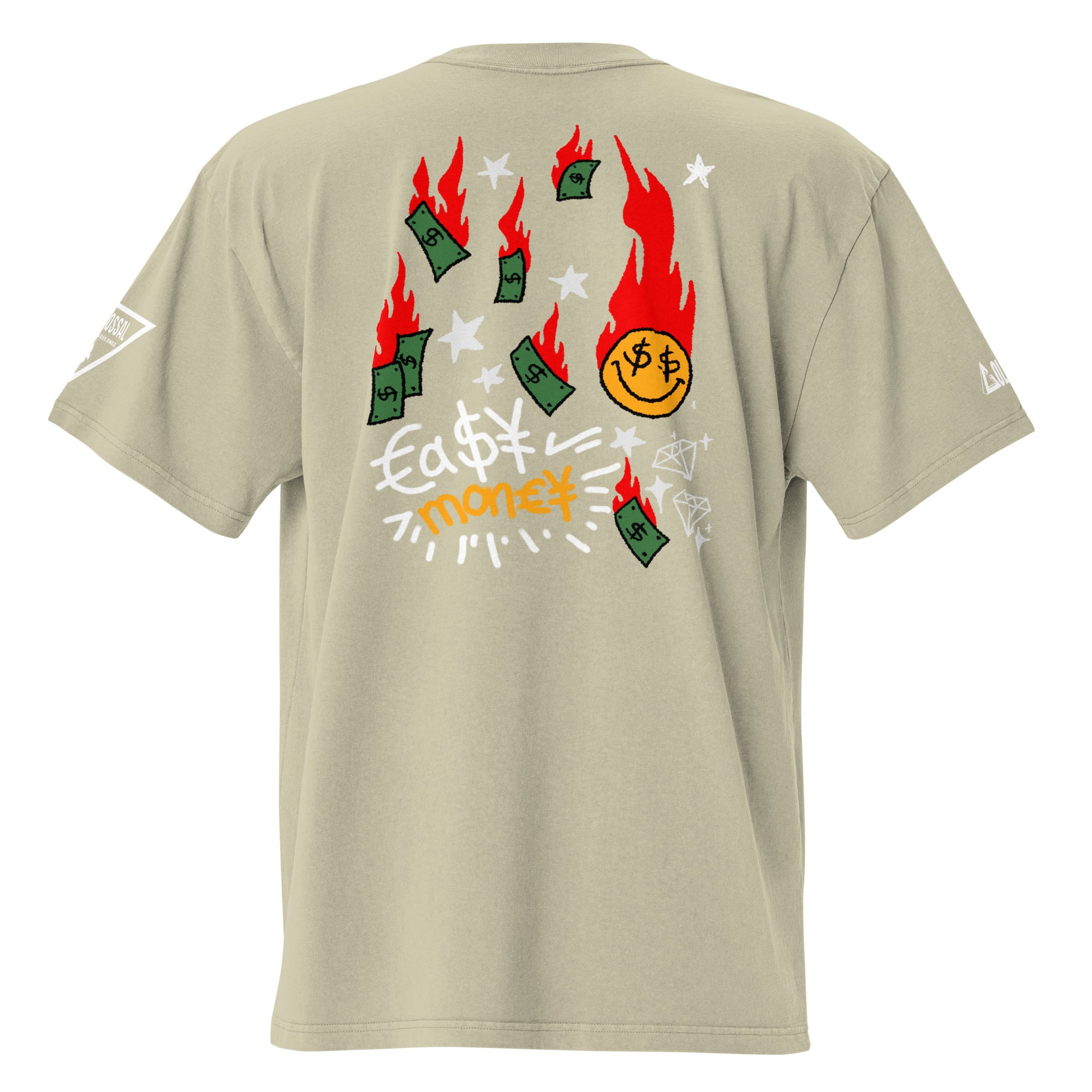 DEAD PREZ LUXURY Oversized Faded T-shirt