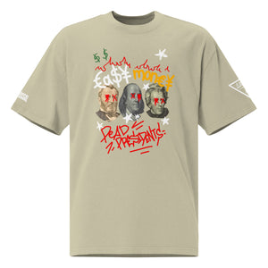 DEAD PREZ LUXURY Oversized Faded T-shirt