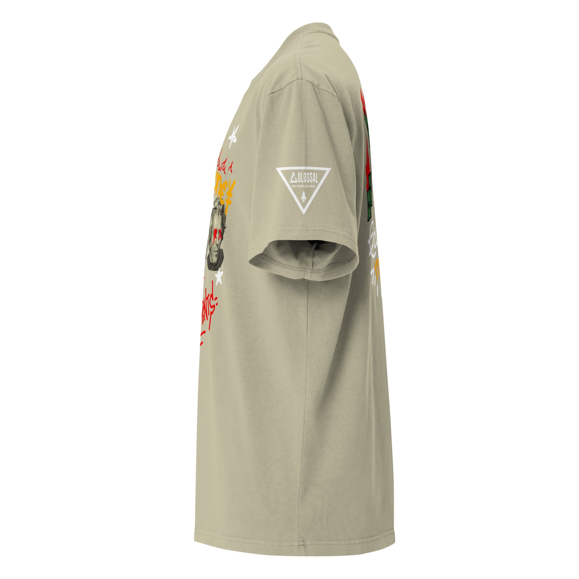 DEAD PREZ LUXURY Oversized Faded T-shirt