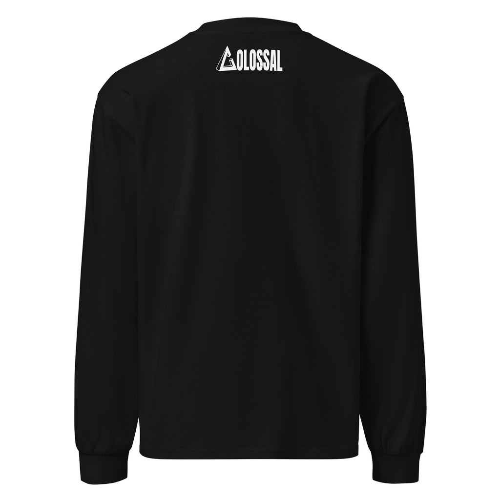 COLOSSAL WEALTH heavyweight long sleeve shirt