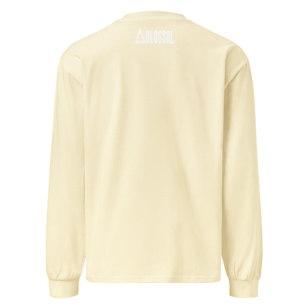 COLOSSAL WEALTH heavyweight long sleeve shirt