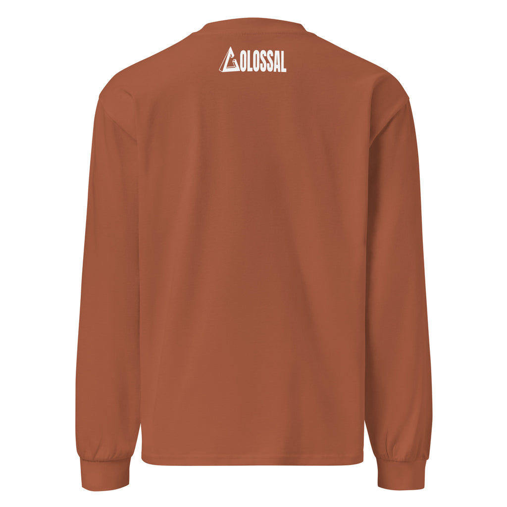 COLOSSAL WEALTH heavyweight long sleeve shirt