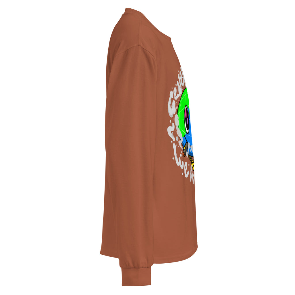 COLOSSAL WEALTH heavyweight long sleeve shirt