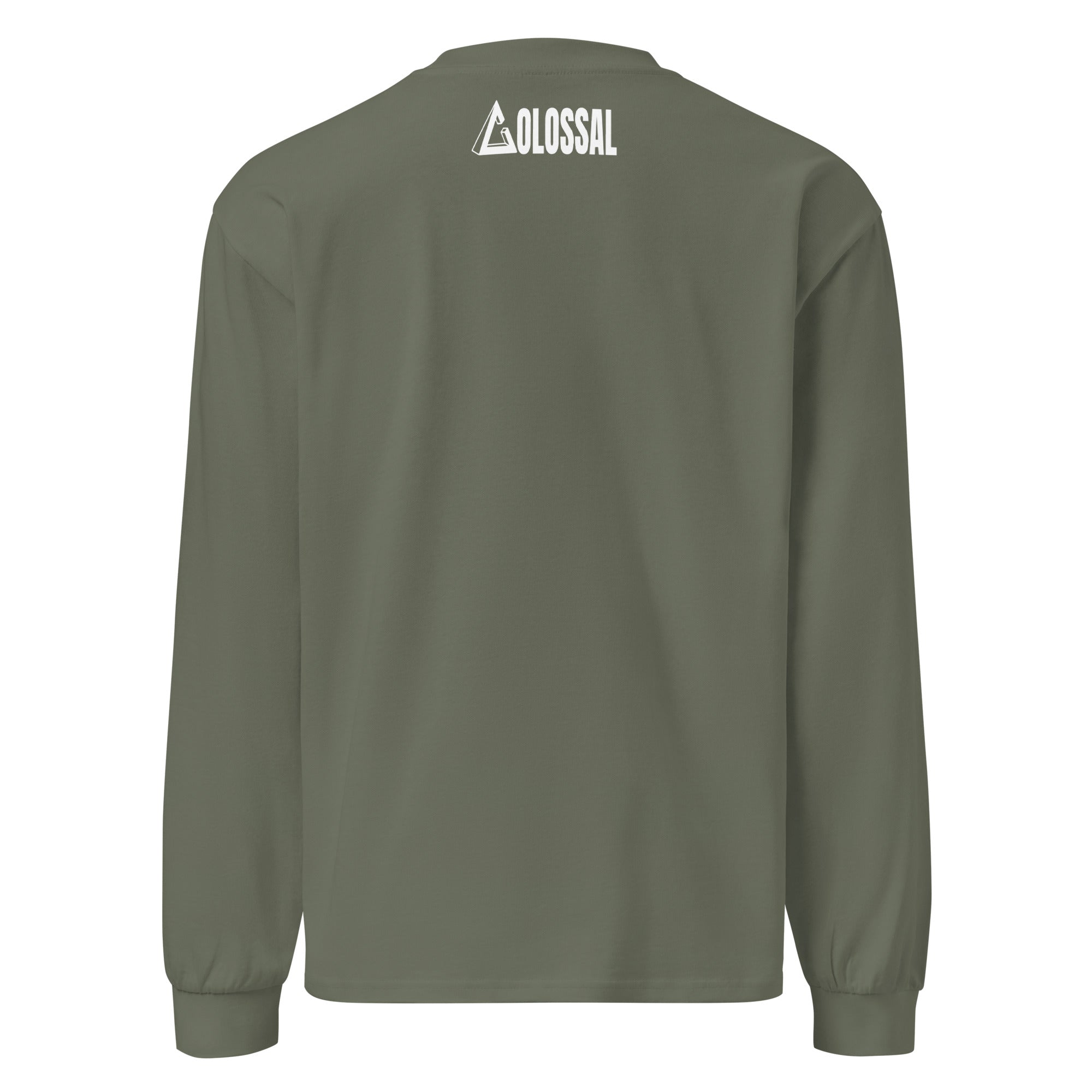 COLOSSAL WEALTH heavyweight long sleeve shirt