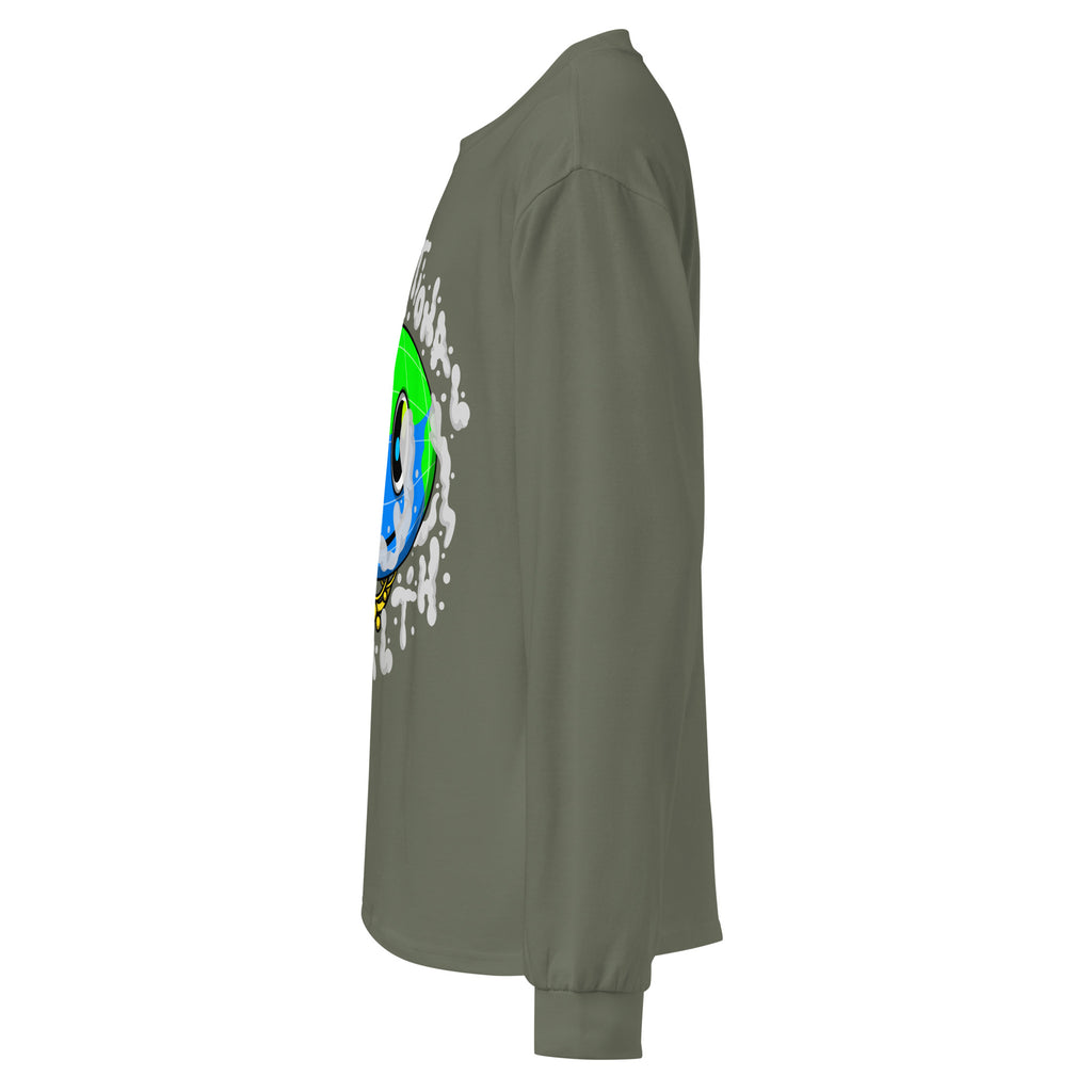 COLOSSAL WEALTH heavyweight long sleeve shirt