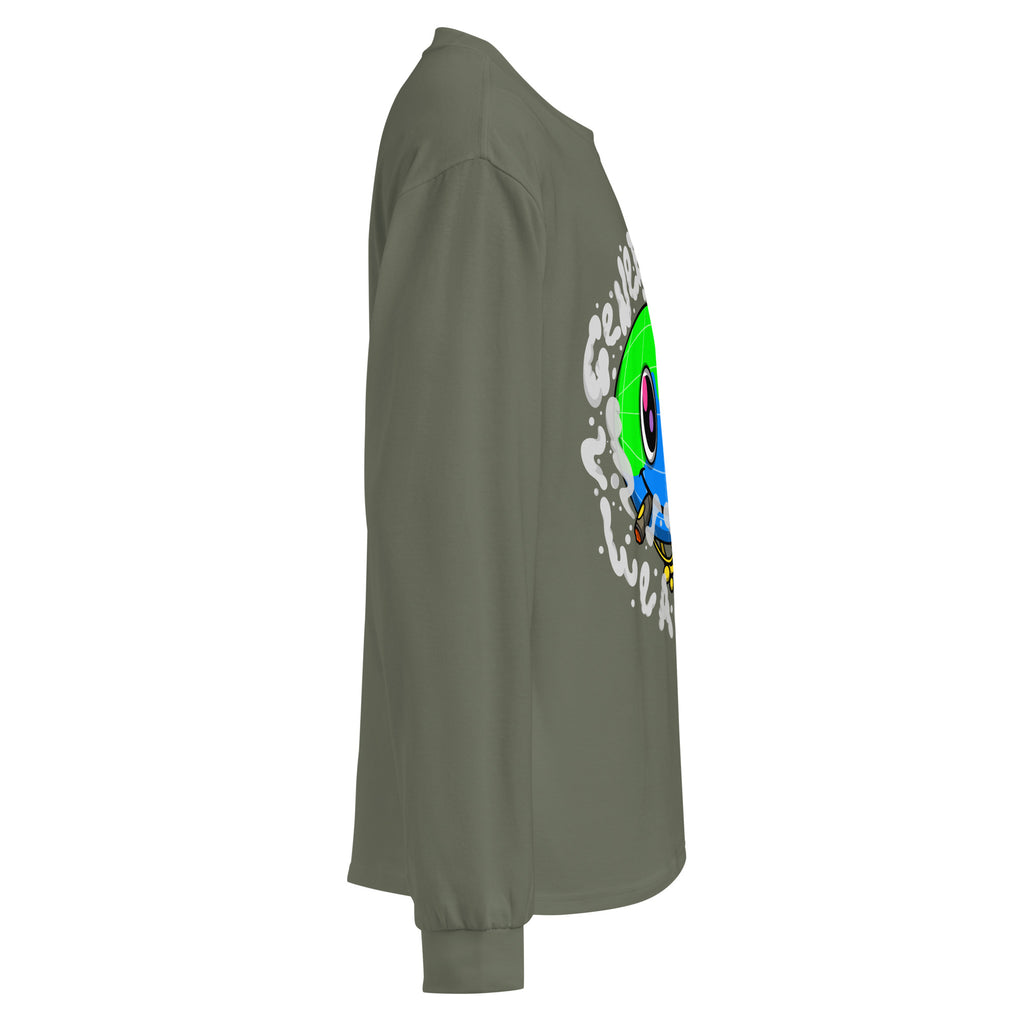 COLOSSAL WEALTH heavyweight long sleeve shirt