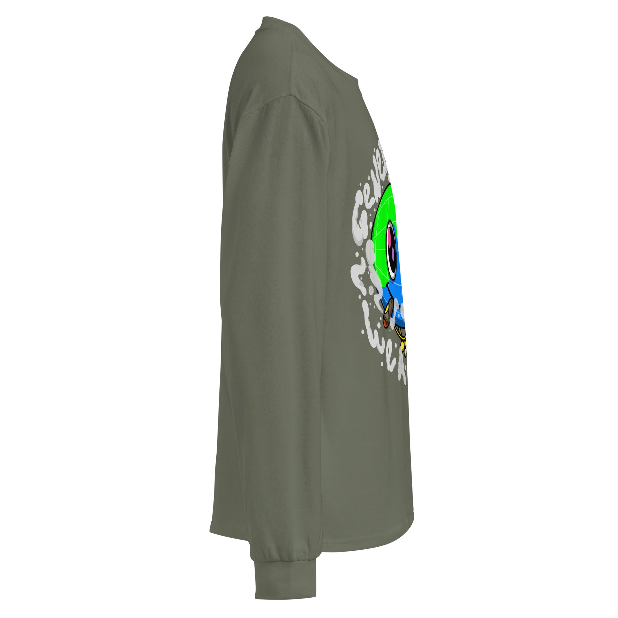 COLOSSAL WEALTH heavyweight long sleeve shirt