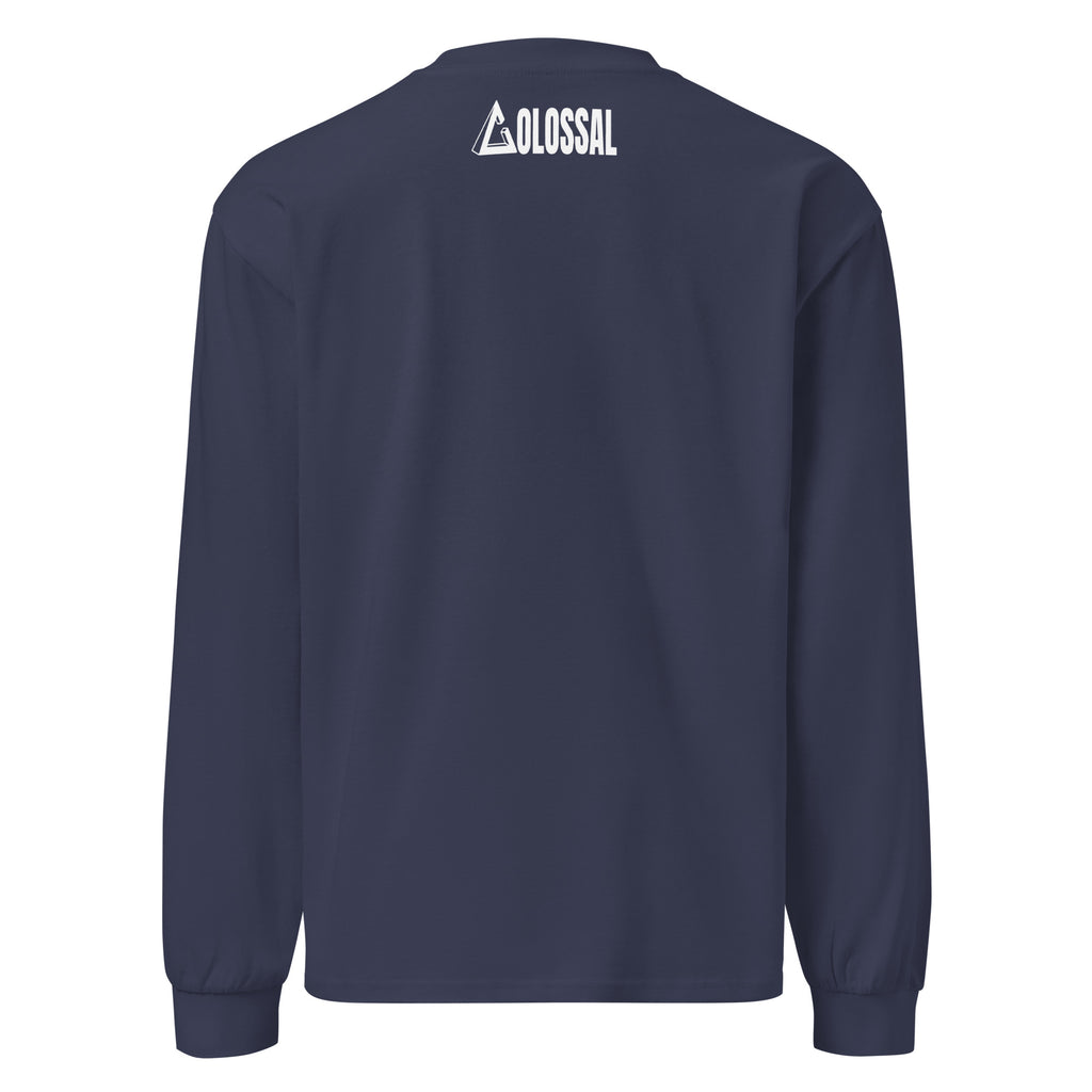 COLOSSAL WEALTH heavyweight long sleeve shirt